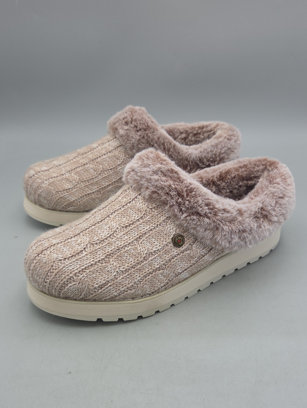Skechers Womens Keepsakes Cable Knit Clog Slippers Shoes Women 7